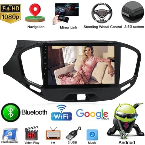 9" Android 9.0 Car Stereo Radio Multimedia Video Player 1080P WiFi for LADA VESTA 2015-2018 GPS Navigation Head Unit 2 Din