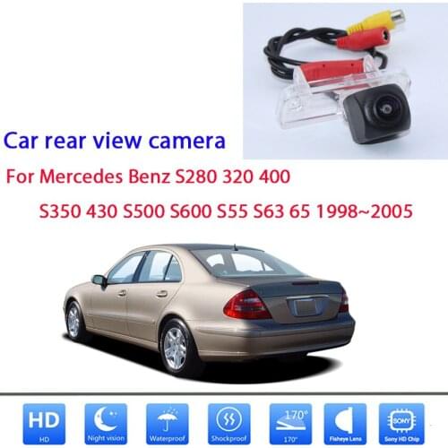 Car Wireless Parking Reversing Camera For Mercedes Benz S280 320 400 S350 430 S500 S600 S55 S63 65 1998~2005 CCD HD Night Vision