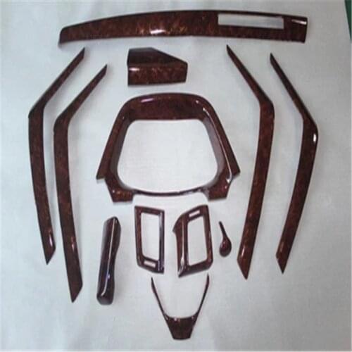 Car Auto Accessories Interior Trim Inner Molding Decoration Trim For TOYOTA RAV4 2015 2016 Wooden 12pcs/set