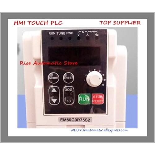 CDI-EM60G0R75S2 New Single Phase 0.75kw AC 220V Frequency Inverter