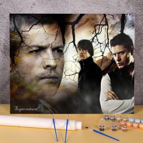 Supernatural Painting By Numbers Set Oil Paints 40*50 Picture By Numbers Photo Handmade For Children Handicraft Wall Wholesale