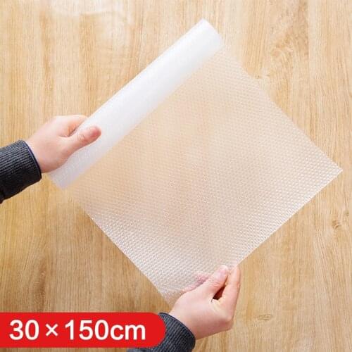 Kitchen Table Cabinet Drawer Liners EVA Moisture-proof Mat Wardrobe Mildew Proofing Pad Drawer Moistureproof Paper 150*30cm
