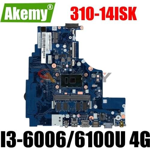 For Lenovo Ideapad 310-14ISK 510-14ISK Laptop Motherboard CPU:I3-6006/6100U RAM:4G UAM NM-A752 mainboard 100% fully tested