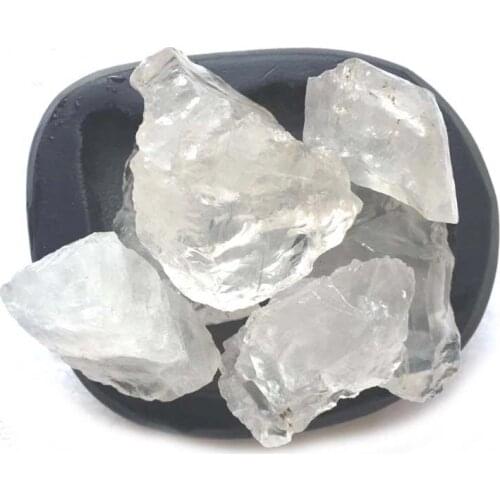 Natural Stone Rough Raw Gemstone White Clear Crystal Mineral Specimen Rock Quartz Chips Gravel Lucky Healing