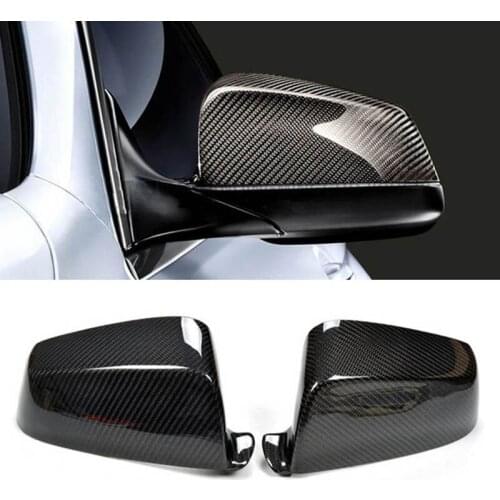 New Carbon Fiber Car Side Door View Mirrors Replacment Cover For BMW 5 Series E60 2008-2010