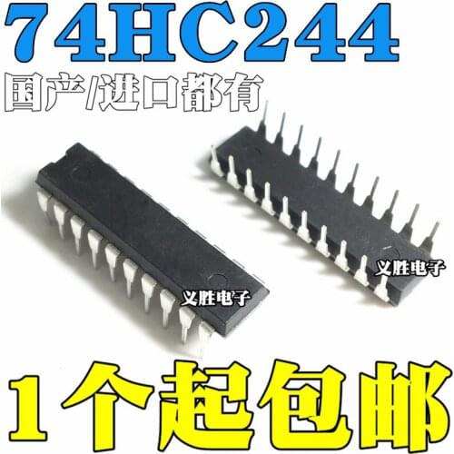 New and original SN74HC244N HD74HC244P DIP20 Into the DIP20 eight-way buffers, buffer/line driver logic chip DIP - 20
