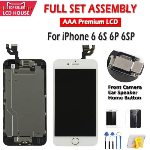 2021 Full Set LCD Display For iPhone 6 6S Plus LCD Screen Completo Assembly Replacement For Apple iPhone 6P 6SP Touch Digitizer