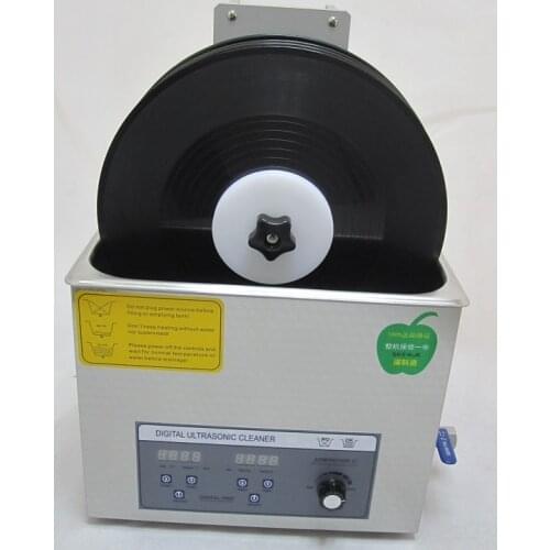 PS-30T Vinyl record cleaning ultrasonic dish washer, cleaning 6 vinyl records at a time, aluminum alloy manual lifting