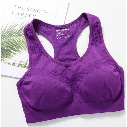 Womens Beauty Back Fitness Bra Fashion Wrapped Chest Underwear Shockproof Bra Brassiere