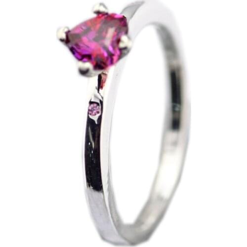 Ring You & Me Silver Rings For Women Men with Multi-Colored CZ Anel Feminino 100% 925 Jewelry Sterling Silver Anillos Wedding