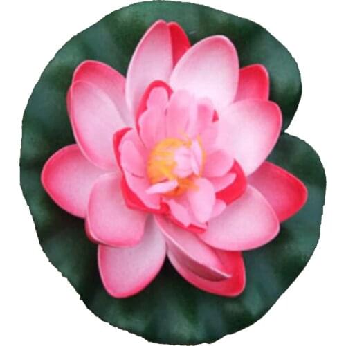 1 PCS 10cm Floating Lotus Artificial Flower Wedding Home Party Decorations DIY Water Lily Mariage Fake Plants Pool Pond Decor