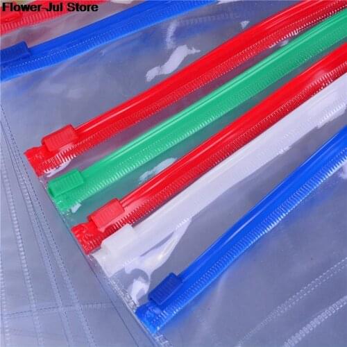 1 Pcs A6/A5/A4 Paper File Folder Book Pencil Pen Case Bag Pouch Plastic Clear Portable