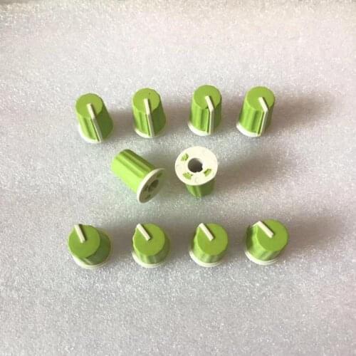 10PCS Replace EQ Rotary Knob For Pioneer DJ MIXER DJM djm-2000 900 850 750 700 800, - DAA1176 DAA1305 - green color