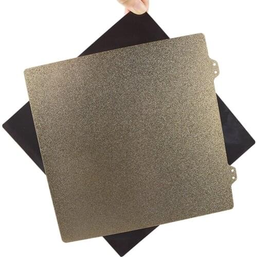 220/235/300mm Double Sided Textured Powder Coated PEI Spring Steel Sheet +Magnetic B Sticker For CR-10 Ender-3 ender-5 A8 A6 e12