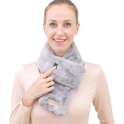 5000mA 8.5W Heated Scarf USB Heat Shawl Waterproof Warm Electric Heating Smooth Scarf Neck Wrap Wih Mobile Power Supply