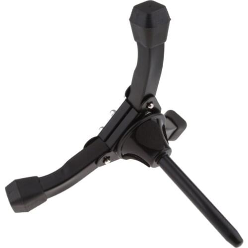 Clarinet Tripod Stand Holder With Bracket Leg Design For Wind Instrument