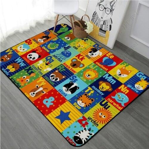 Kids cartoon children room carpet Numbers game play carpet the baby crawling rugs for children rooms bedroom boy tapete gift