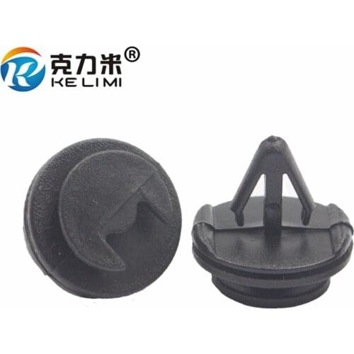 50PCS Car Garnish Retainer Clips Black For GM Buick Chevrolet Trim Panel Door Fastener Plastic Clips