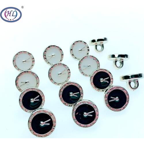 HL 50/150/450PCS 11MM New Plating Buttons Shank DIY Apparel Sewing Accessories Shirt Buttons