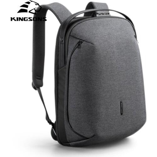Kingsons Mens Mini Backpack Women 15.6 Inches Anti Theft Laptop Travel Back Pack With USB Charging Bag for Teenager Boys Mochila