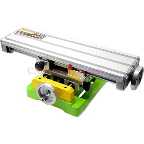 Mini precision multifunction worktable BG6350 Bench Vise Fixture drill milling machine X and Y-axis Adjustment Coordinate table