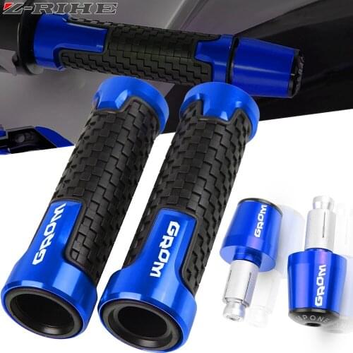 Motorcycle Handlebar Hand Grips Handle Bar Cap End Plug FOR Honda GROM MSX 125 MSX125 2014 2015 2016 2017 2022 2021 2020 2019 18