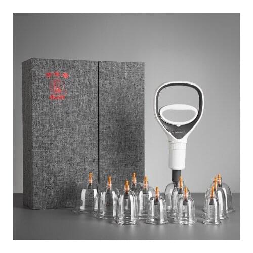 High Quality 12/24 Cans Household Vacuum Cupping Massge Set Vacuum Suction Cups with Pump Medical Cupping Therapy