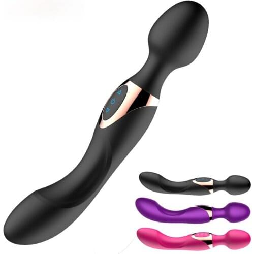 New AV magic wand 10 speed powerful vibrator USB charging female G-spot massager female clitoral vibrator female adult sex toy