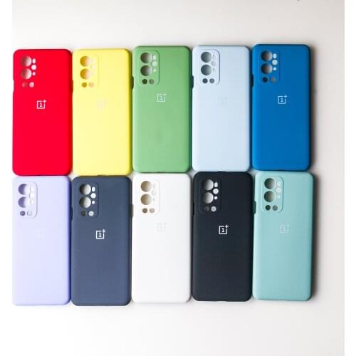 Original Oneplus 9pro Soft liquid silicone case For One plus 9 pro slim soft back cover one plus 9 pro phone