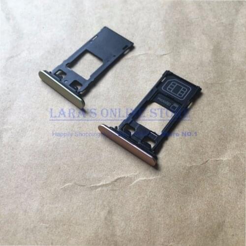 Original New For Sony Xperia X XZ SIM Card Tray + SD Card Reader Holder Slot Adapter Performance Cellphone Parts