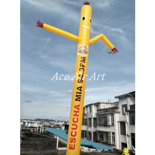 Custom yellow Sky dancer/Air tube man with Radio Logo made in China