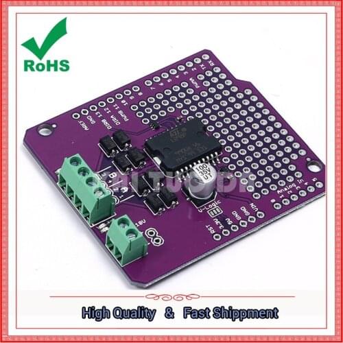 Supporting L298P high current dual car motor drive board intelligent car recommended module