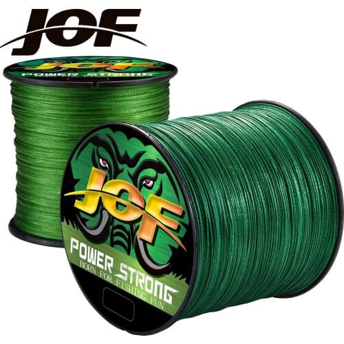 JOF 300M 500M PE Multifilament Carp Spinning Fishing Line 4 /8 Strands for Braid Cord Bait Casting Wire Sea Rod Accessories