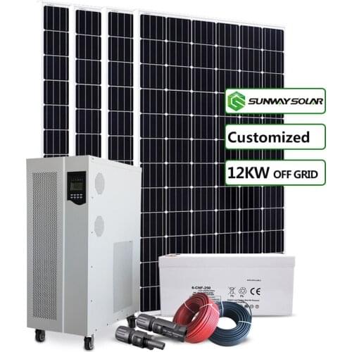Sunway factory complete set 15kva off-grid photovoltaic system