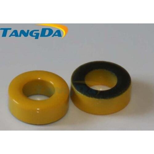 Tangda Iron powder cores T60-6 OD*ID*HT 15.5*8.5*6 mm 5.5nH/N2 8.5uo Iron dust core Ferrite Toroid Core toroidal yellow gray