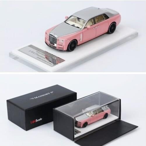 VMB Models 1:64 Rolls Royce Phantom VIII 8 MANSORY Pink Resin Model Car