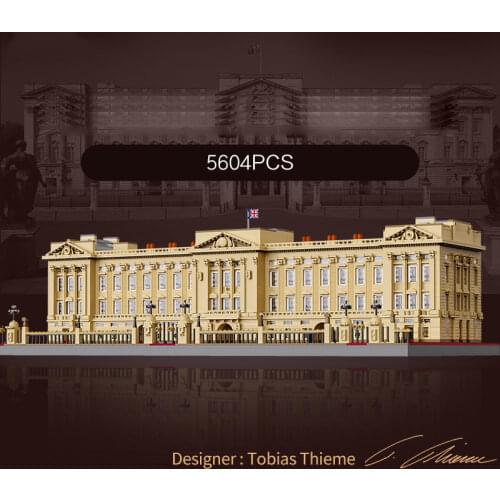 World famous Architecture United Kingdom London building block Buckingham Palace assemble model brick educational toy collection