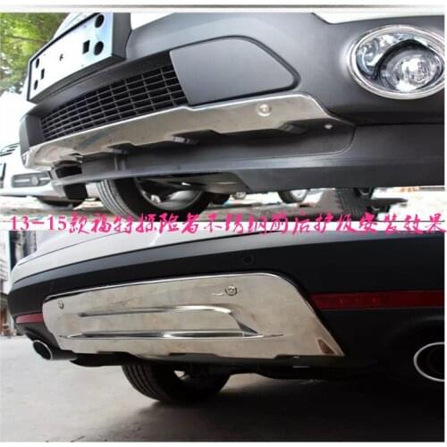 For Ford Explorer 2013 2014 2015 High Quality Stainless steel front and rear Bumper Protector Skid Plate cover Car-styling