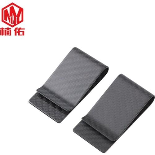 1PC EDC Carbon Fiber Wallet Cash Clip Card Holder Minimalism Simple Business Card Credit Card Bag Package Outdoor Pocket Tool