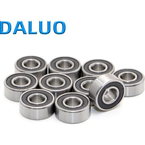 10PCS DALUO Bearing MR126-2RS 6x12x4 MR126RS ABEC-1 Single Row Deep Groove Ball Bearings Metric