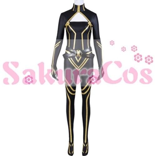 2020 Fate/Grand Order FGO cosplay costume Ereshkigal black sexy tight jumpsuit Halloween outfit full sets A
