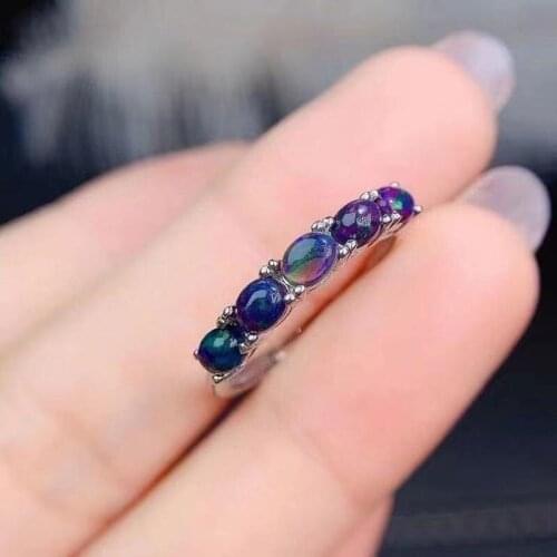 2021 New Design for Natural Opal with Dyed Beautiful Color with Fashion Design 3*4mm 5 PCS