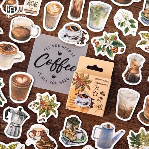 40 Pcs Pack Rooftop Cafe Toy Stickers for Car Styling Bike Motorcycle Phone Laptop Travel Luggage Cool Funny Sticker Decals