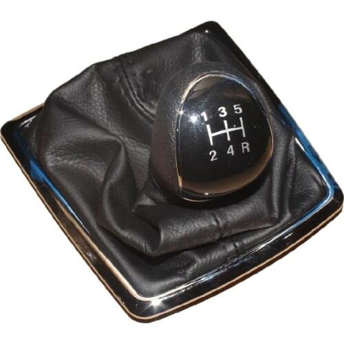 1 pcs Pokess 5/6 Speed Manual Gear Shift Knob Lever Gaiter Boot Cover For Ford Focus MK2 MK3 MK4 MK7 2009-2012