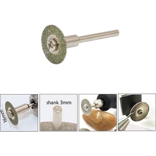 10 Pcs/Bag Rotary Tool Circular Saw Blades Cutting Wheel Discs Mandrel Dremel Accessories Grinding Wheel Mini Disc Cutter