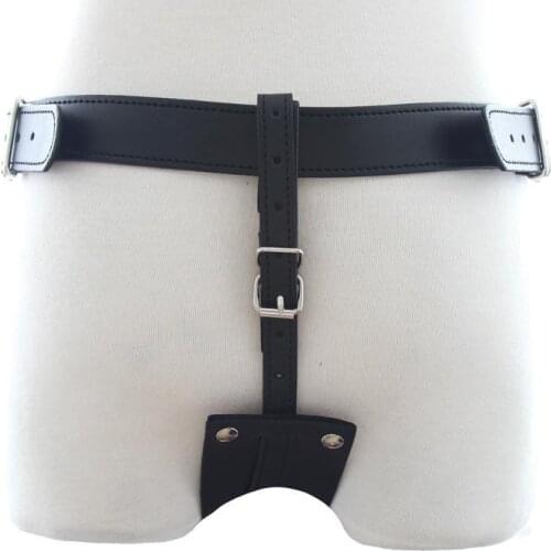 Deluxe Strap ons Butt Plug Harness Chastity Belt,Leather Restraints Bondage Adult games Sex Toys For Men Gay
