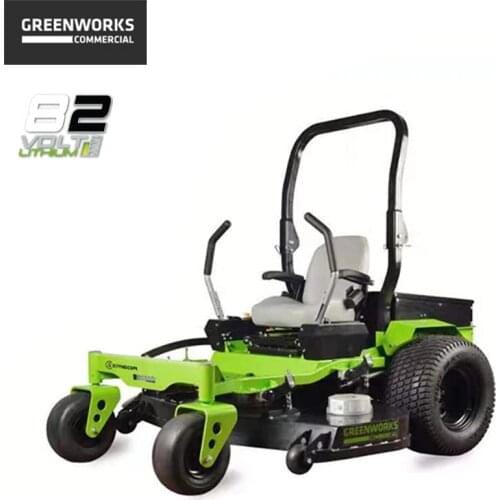 Greenworks 82V Electric Lawn Mower 168Ah 4 Hours Battery Life Large Capacity Lithium Battery Driver Zero Turn Riding Mower