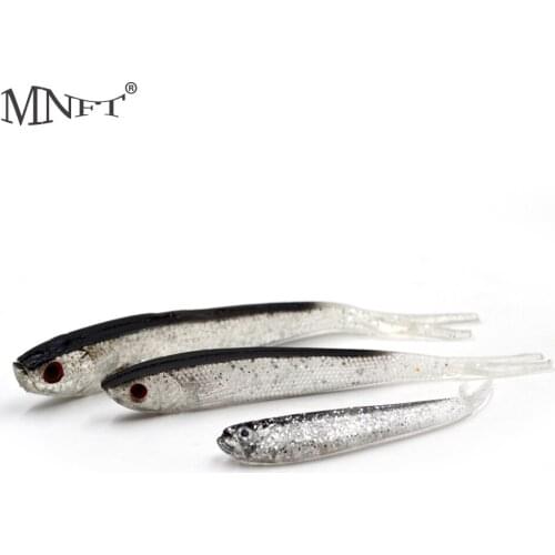 MNFT 120Pcs/Lot Soft Fish Fake Lure Baits Simulation Saltwater Fishing Minnow Swimbaits 3D Eye Plastic Lure Pesca 1.8g/7.5cm