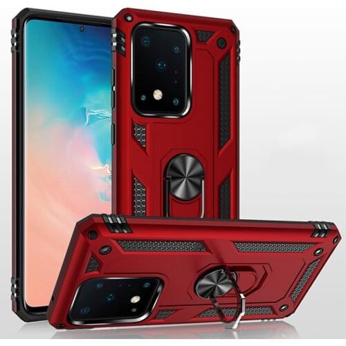 Shockproof Armor Magnetic Ring Case For Samsung S21 S20 Ultra S20 S21 S10 S90 S8 Plus S20 S21 FE Note 20 Ultra Note 8 9 10 Pro