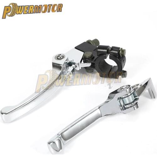 Motorcycle Brake Clutch Left Right Brake Clutch Levers Black Handlebar For HONDA CRF KLX KAYO Dirt Bike Motocross